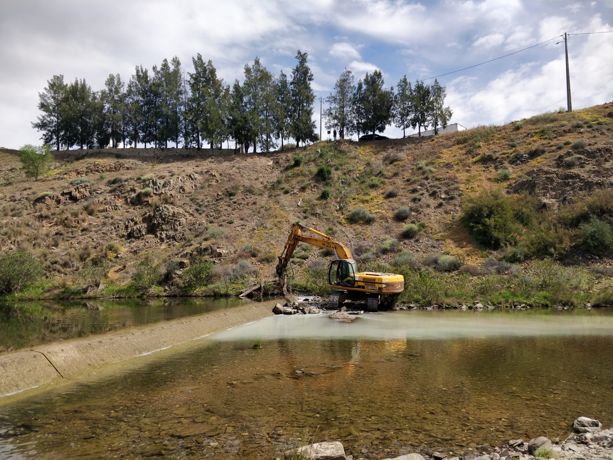 Galaxes dam removal in Portugal