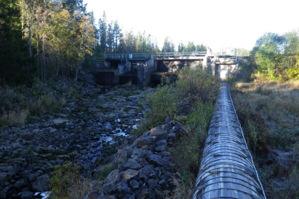 Milsbro hydropower in Gnarpsån. Photo credit: Christer Borg