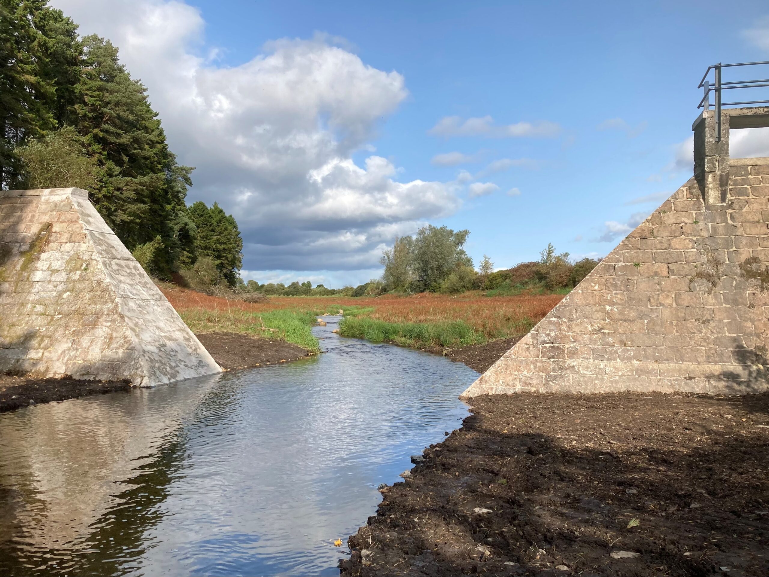 Garlogie dam after dam removal project © The River Dee Trust